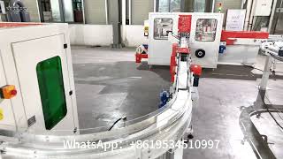 Commercial automatic flip soft drawing V fold facial tissue paper converting machine production line screenshot 4