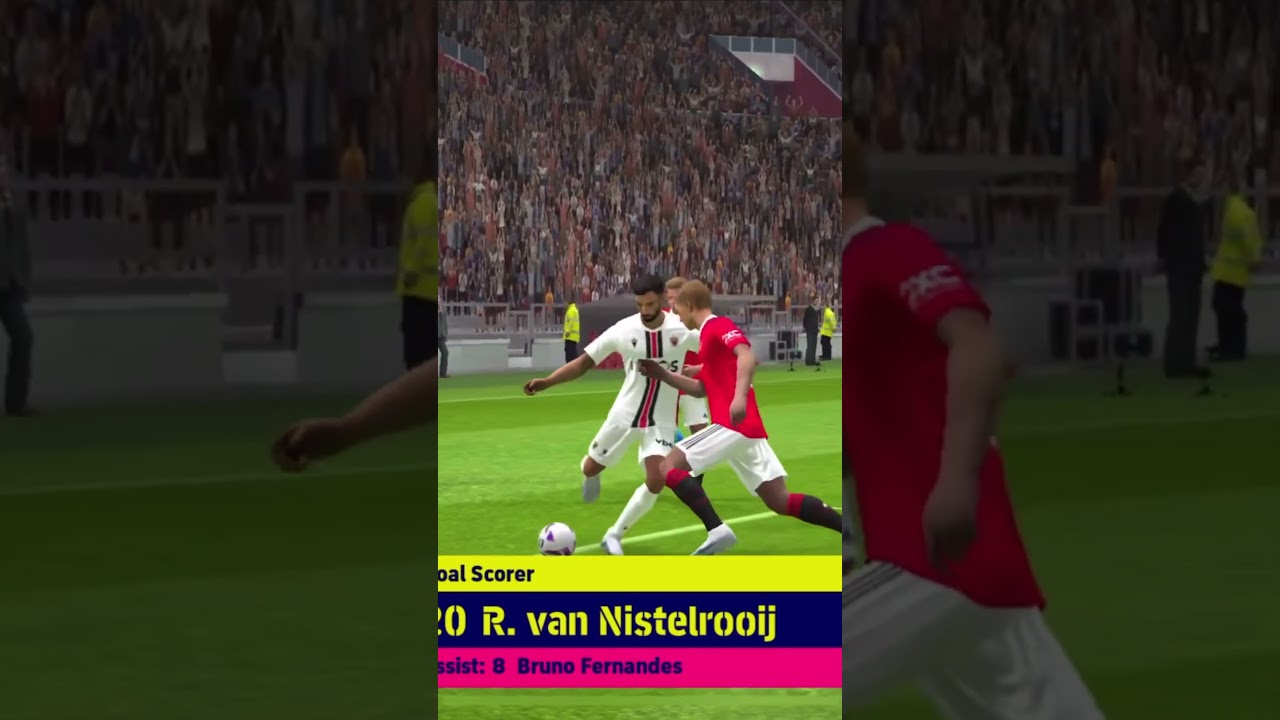 Last minute winning goal by Van Nistalrooij 