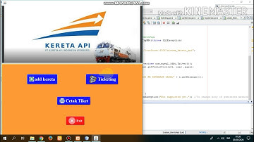 Sistem tiket kereta api java netbeans