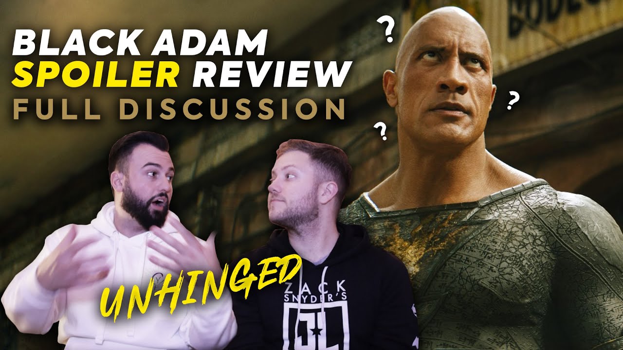 BLACK ADAM | FULL SPOILER Review & Reaction!