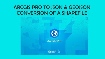 ArcGIS Pro Feature to JSON GeoJSON
