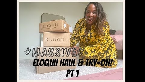 HUGE Eloquii Haul & Try on part 1! *Curvy Fall Fashion*