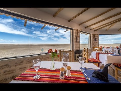 Luna Salada Salt Hotel at the Salar de Uyuni; a video review of this luxury hotel