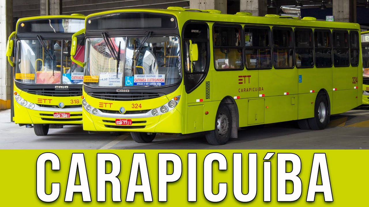 Terminal de Ônibus da Estação Carapicuíba/SP - Movimentação de Ônibus #245
