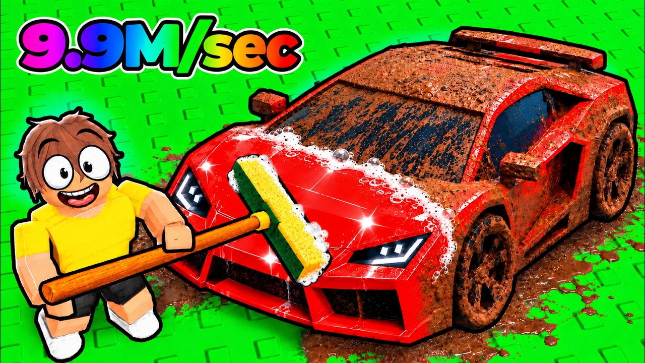 Washing Cars Made Me a BILLIONAIRE in Roblox..