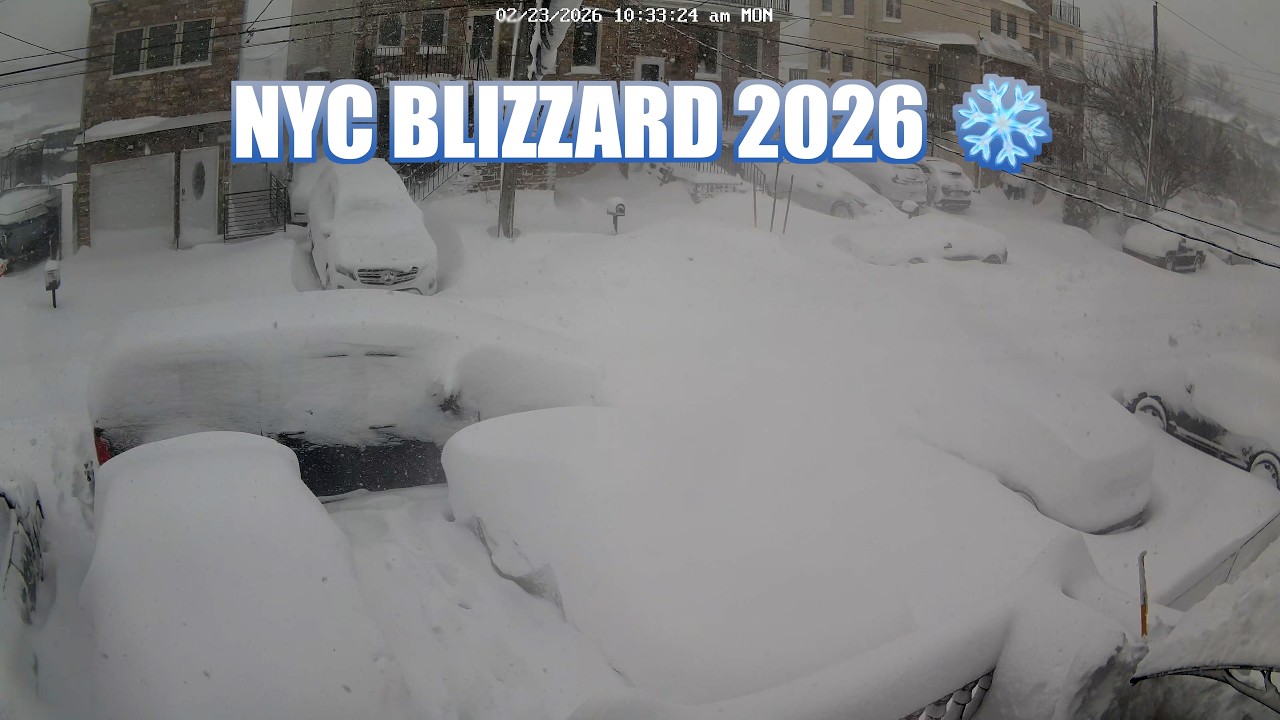 2026 NYC Blizzard Timelapse - YouTube
