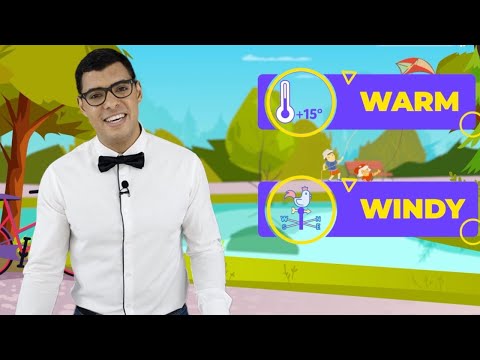 Weather forecast - Vocabulary for kids | Learn English for kids with Novakid 0+