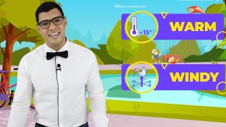 Weather forecast - Vocabulary for kids | Learn English for kids with Novakid 0+ screenshot 5