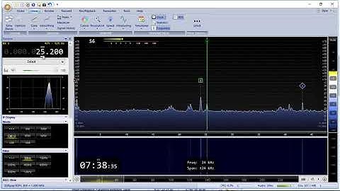 Longwave VLF Signal of U.S. Navy Transmitter - NML from La Moure, North Dakota USA @ 25.2 kHz CW FSK