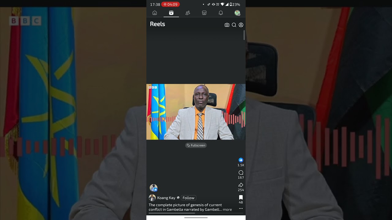 Vp Dr Galuak Ruon addressing the Genesis of gambella current crisis. 