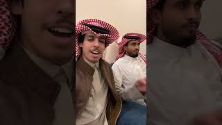عبدالله ال فروان مع نادر الشراري يغنون جابك الطاري وفز القلب له كيف ماارحبه واستقبلة