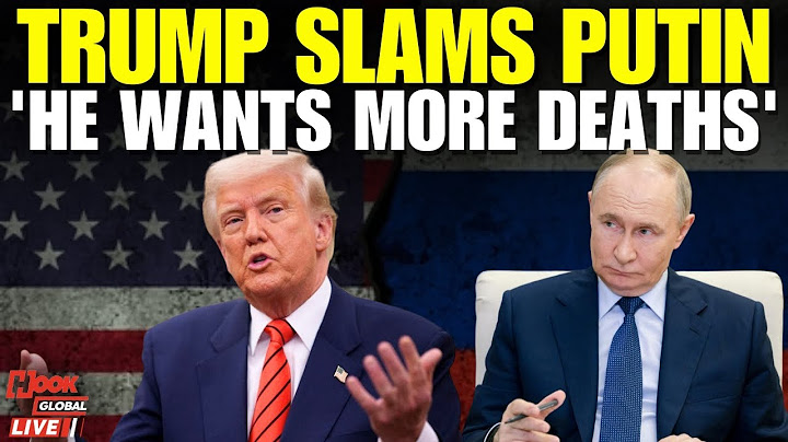 Trump LIVE: Donald Trump Slams Putin After Call,'He Just Wants to Kill People' | Russia Ukraine War