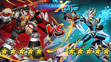 Gangsta Boy Sigma 5☆ Vs Next DiVE Armor X 5☆ - Mega Man X DiVE (Mobile Controls PvP)