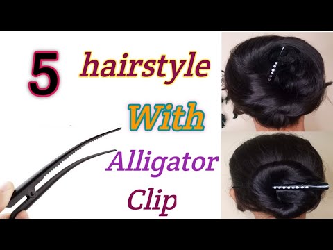 HOW TO EASY Hairstyles with HAIR CLIPS  Medium Hair Hairstyles  YouTube