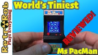 World/'s Smallest Tiny Arcade MS Mini Retro Video Game Machine PAC-MAN