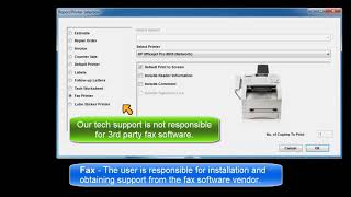 ShopKey SE - Setup Reports / Printers / Lube Sticker