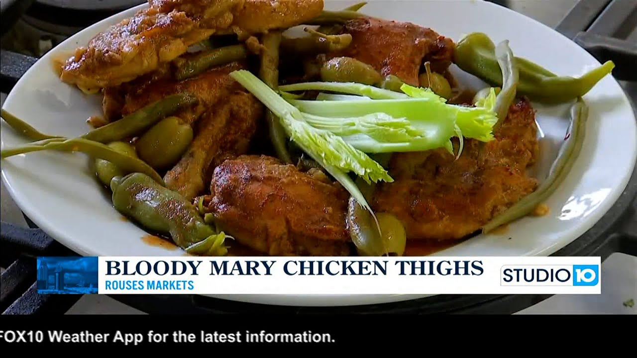 Recipe Bloody Mary Chicken Thighs YouTube