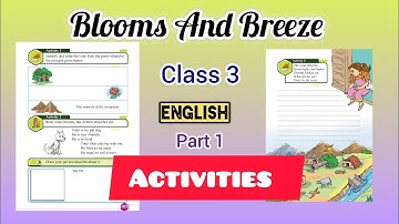 Class 3 | Activities | Blooms And Breeze | Learners Corner #class3