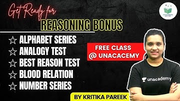 UGC NET Exam 2021| Reasoning Bonus by Kritika Pareek | Top Reasoning MCQs in One Class