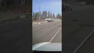 MAJOR RV Crash on Interstate | Road Wars | A&E #shorts