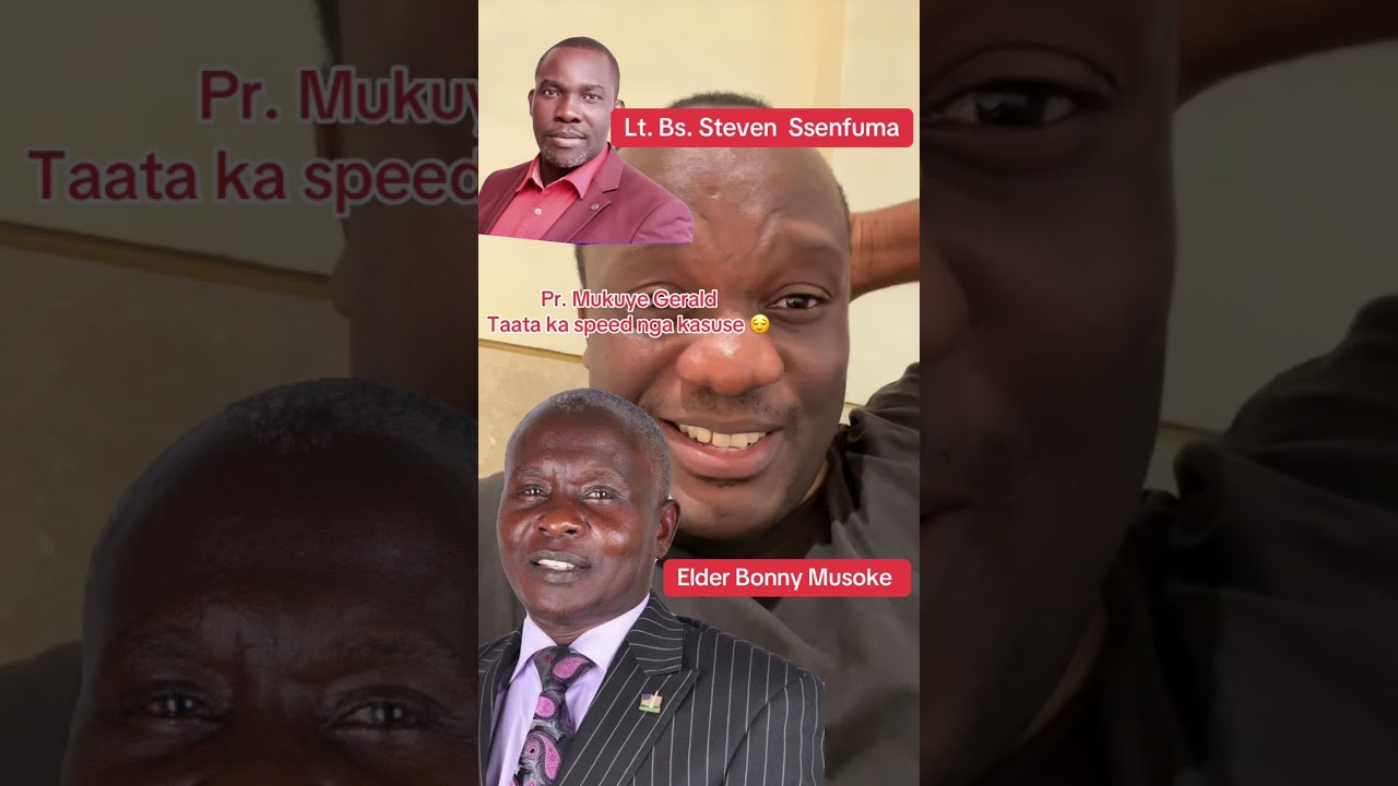 Elder Bonny Musoke ne lt Steven Ssenfuma bakukolamu nyo omulimu baveeko munange Gerald Mukuye 