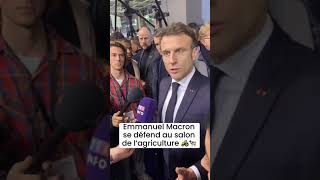 Macron s'énerve face aux médias 😲 #Shorts