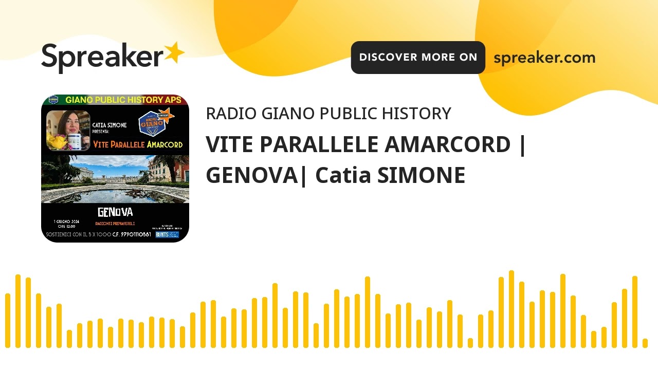 VITE PARALLELE AMARCORD | GENOVA| Catia SIMONE