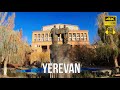 Yerevan, Alek Manukyan St, Yerevan State University. Walking Tour 4K 60fps with Binaural Sound.