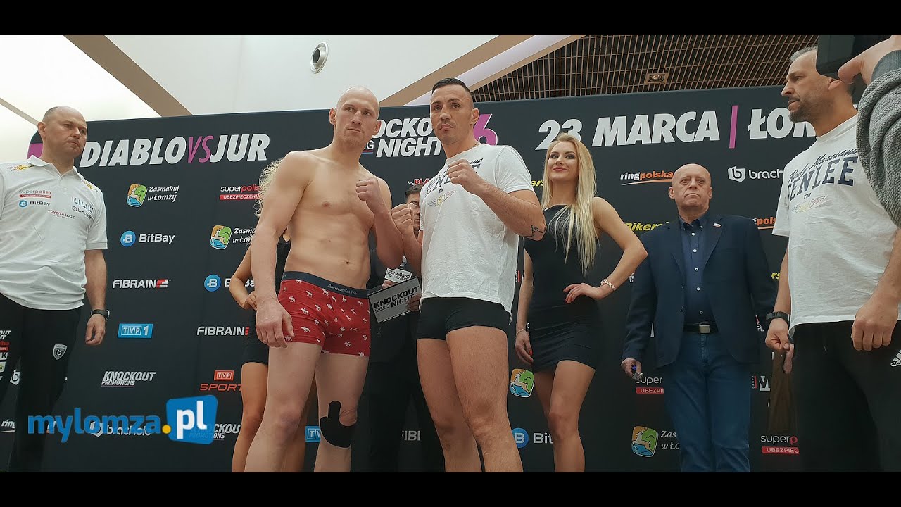 [LIVE] Ceremonia ważenia zawodników przed Galą KNOCKOUT BOXING NIGHT 6