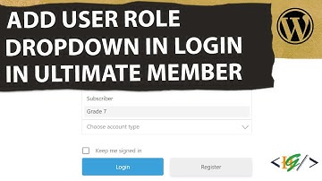How to Add User Roles Dropdown in Login Form in Ultimate Member WordPress