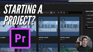 Are you a beginner? How to create a NEW PROJECT in Premiere Pro 2024