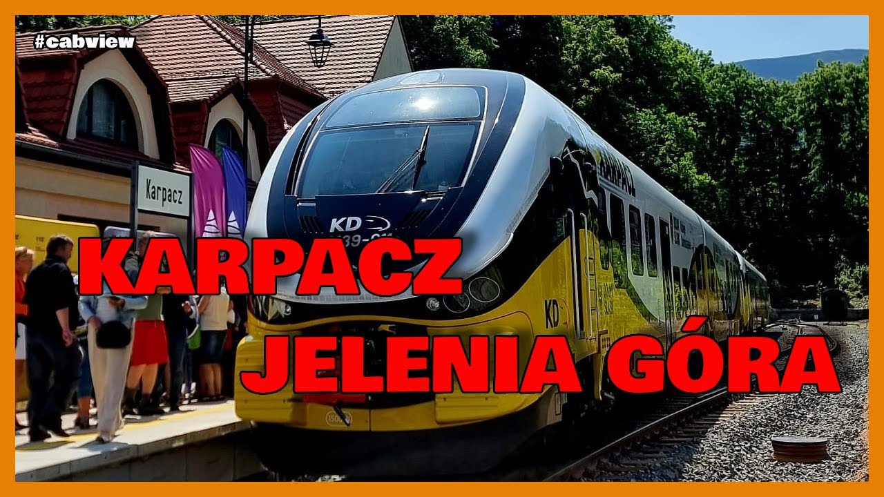 CABVIEW: Zjazd z Karkonoszy! Karpacz – Jelenia Góra z kabiny maszynisty
