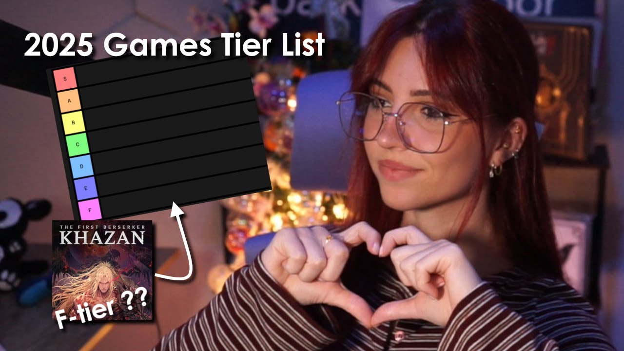 MY GAMES TIER LIST OF 2025 !!