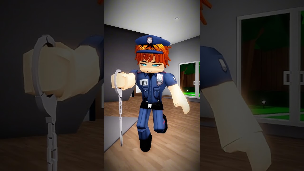 He tried to rob the house.. 💵😭#roblox #robloxshorts #brookhaven
