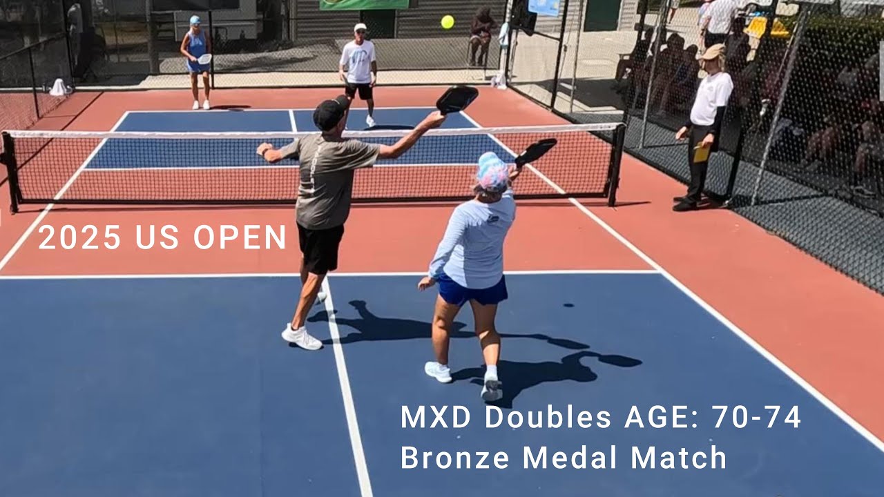 Mxd Doubles Age: 70-74 Bronze Medal Pickleball Match - US OPEN 2025