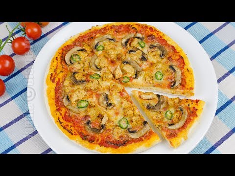 Video: Pizza Cu Ciuperci Cu Pui