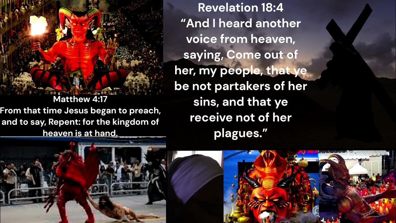 BRAZIL PARADE 2023 LED THE PEOPLE AFTER SATAN THE 🌎 EMBRACES SATAN