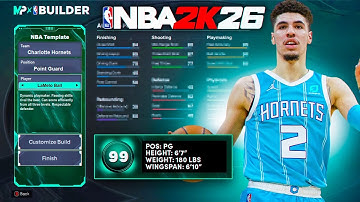 BEST LAMELO BALL BUILD | NBA 2K26 NEXT GEN