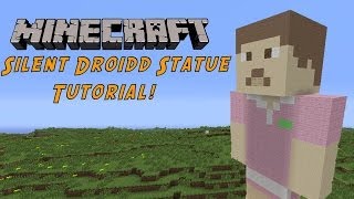 Minecraft Tutorial: Silent Droidd (GTA Character) Statue screenshot 2