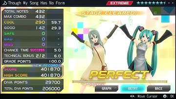Though My Song Has No Form - Extreme - Project Diva F2nd