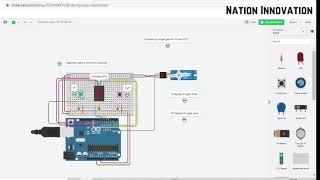 TINKERCAD DEMONSTRATION : IOT BASED SMART PARKING SYSTEM