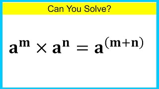 Nice Exponent Math Simplification | Can you Solve? #math #exam #maths #study