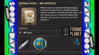 Big Appetite Mission Noomaa Kuda Fishing Planet Anniversary Event Guide