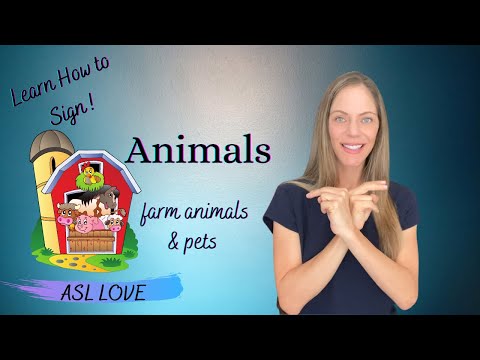 How to Sign - ANIMALS - Sign Language - ASL