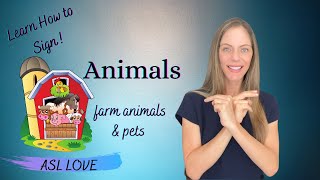 How to Sign - ANIMALS - Sign Language - ASL