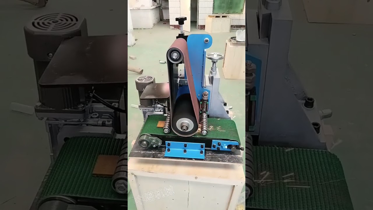 Laser cutting burr metal parts deburring machine flat sheet metal surface polishing machine