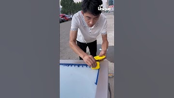 How to Use Flexible Polyester Glazing Putty for Perfect Finishes || #machine #shorts