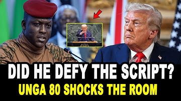 UNGA 80 Shock: Ibrahim Traore “Defies Script” — $450M IMF Aid, 43 Nations React