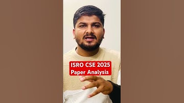 ISRO 2025 paper discussion , Analysis #gate2026 #gate #gatecse #psu #iit #isroexam #govtjobs #iisc