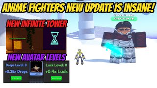 Anime Fighters new update is so good  Infinite tower + Avatar levels + Bleach Map 